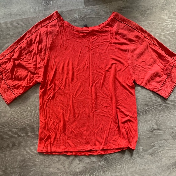 Coral Dropped Shoulder Shirt - Picture 3 of 3